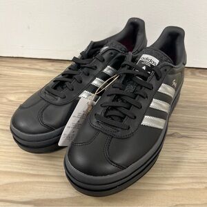 Adidas Gazelle Bold Black Silver Pabllo Vittar Platform Shoes Womens Size 8 NWOB